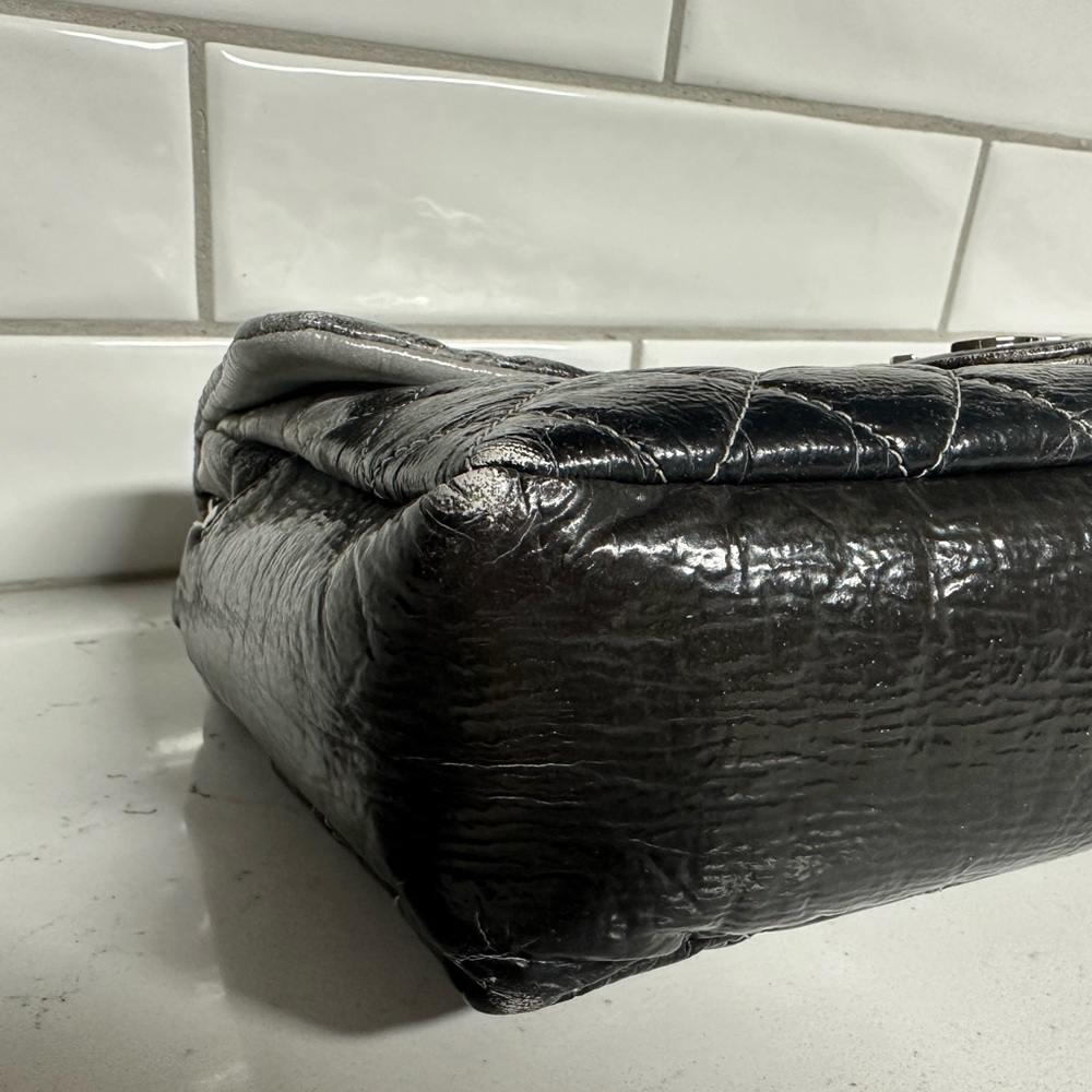 Vintage Chanel Gray and Black Ombré Quilted Women's Bag - Picture 10 of 16